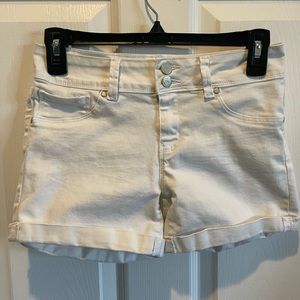 White girls shorts